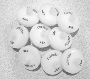 Foto: VST-FILTER-KIT-50: Egy szett filter a fel nem oldott szilárd anyag eltávolítására az eszpresszó gépből (50 db.) 